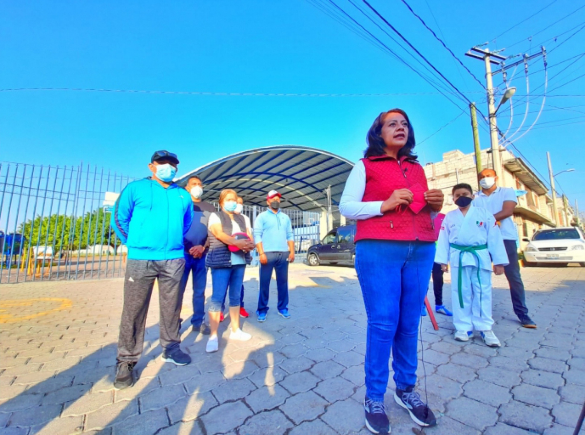 El 100 por ciento de los espacios deportivos recibirán mantenimiento permanente: Ariadna Ayala